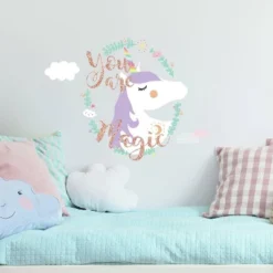 Unicorn Magic Peel And Stick Giant Wall Decal - RoomMates -Finest Home Decoration GUEST ef826a36 cd58 48a3 9af3 eb4249e66553