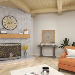 Wood Floral Handmade Intricately Carved Wall Decor With Mandala Design Light Brown - Olivia & May -Finest Home Decoration GUEST efcc2a0e ec0c 445e 9b07 0224a1e13326