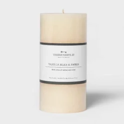 Pillar Vanilla Bean And Amber Candle - Threshold™ 9 Pillar Vanilla Bean And Amber Candle - Threshold™ -Finest Home Decoration GUEST f0fb149d a7fe 4d80 a1f4 26fca408bd81