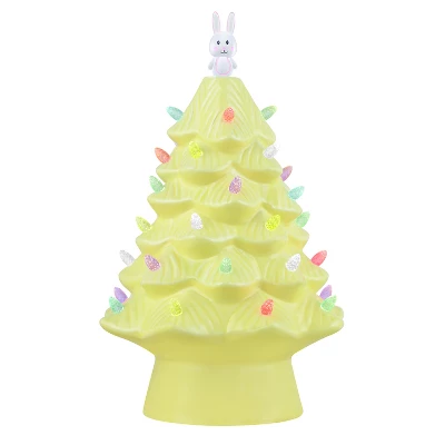 Mr. Cottontail Nostalgic 13" Ceramic LED Easter Bunny Tree 10 Mr. Cottontail Nostalgic 13" Ceramic LED Easter Bunny Tree - Image 8