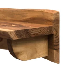 Alpine Live Edge Wood Mantel Shelf Natural Brown - Alaterre Furniture -Finest Home Decoration GUEST f1845993 03a2 4e36 a6c0 d7653e90060e