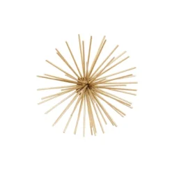 Contemporary Metal Starburst 3D Wall Decor Set Of 3 Gold - Olivia & May -Finest Home Decoration GUEST f2168e3e e148 45f4 8453 de604b51088c