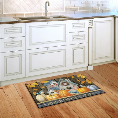 Briarwood Lane Rustic Fall Birdhouses Welcome Doormat Bluebirds Pumpkins Indoor Outdoor 30" X 18" 5 Briarwood Lane Rustic Fall Birdhouses Welcome Doormat Bluebirds Pumpkins Indoor Outdoor 30" X 18" - Image 3