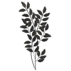 Metal Leaf Wall Decor With Gold Accent Blue - Olivia & May -Finest Home Decoration GUEST f3096f84 7e33 4ec7 ac55 dc051d690994