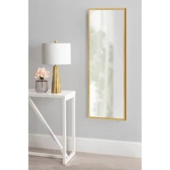 16" X 48" Travis Framed Decorative Wall Mirror Gold - Kate & Laurel All Things Decor 11 16" X 48" Travis Framed Decorative Wall Mirror Gold - Kate & Laurel All Things Decor -Finest Home Decoration GUEST f34b9165 a78d 4cac b8fb 15fad86b0fa4