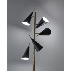 71.5" Owen Tree Lamp Black - Adesso -Finest Home Decoration GUEST f37054b5 f358 45c6 94b5 b291713684b7