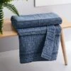 Tolteca Quilted Throw - Indigo - Levtex Home