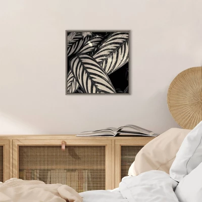 16" X 16" Varigated Leaves No.2 By Gary Horsfall Framed Canvas Wall Art - Amanti Art 6 16" X 16" Varigated Leaves No.2 By Gary Horsfall Framed Canvas Wall Art - Amanti Art - Image 4