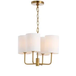 Elias Chandelier Brass/Gold - Safavieh -Finest Home Decoration GUEST f5879461 6380 4c33 915f 0df55abe36bb
