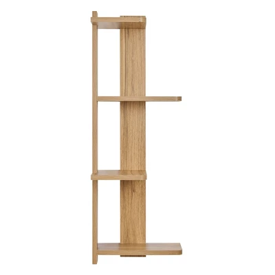 33" X 11.8" Alvar Corner 4 Tier Floating Ledge Column Wall Shelf - Danya B. 15 33" X 11.8" Alvar Corner 4 Tier Floating Ledge Column Wall Shelf - Danya B. - Image 13