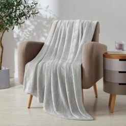 Kate Aurora Ultra Plush Contemporary Geometric Hypoellergenic Accent Throw Blanket - 50 In. W X 60 In. L -Finest Home Decoration GUEST f6c79bcd bcff 47c3 a196 076ed34b3430