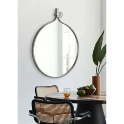 30" X 37" Yitro Metal Framed Wall Mirror Gray - Kate & Laurel All Things Decor 13 30" X 37" Yitro Metal Framed Wall Mirror Gray - Kate & Laurel All Things Decor -Finest Home Decoration GUEST f7349d23 8775 4739 8a44 30fd5b28dcde