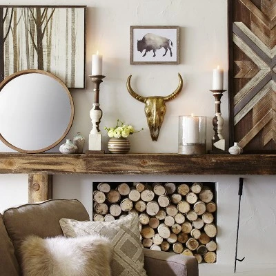 3pc Glazed Terra Cotta Vase Set Gray - Storied Home 4 3pc Glazed Terra Cotta Vase Set Gray - Storied Home - Image 2