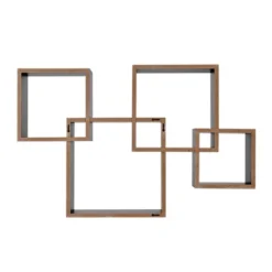 28.35" X 18" Blocchetto Intersecting Cubes Wall Shelf Unit - Danya B. -Finest Home Decoration GUEST f7c3366d 4162 4e8e 8abe 10481b5e908e