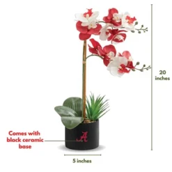 Forever Leaf Alabama State Faux Orchid, Indoor Artificial Plant For Home Decor -Finest Home Decoration GUEST f906d194 fb84 41ec 9d61 76ec49d154f5