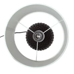 20.4" Traditional Ceramic Purled Texture Bedside Table Desk Lamp With White Fabric Drum Shade Black - Simple Designs 12 20.4" Traditional Ceramic Purled Texture Bedside Table Desk Lamp With White Fabric Drum Shade Black - Simple Designs -Finest Home Decoration GUEST f927a35f a2d3 4f97 99d9 1be7f20d7cd9