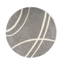 World Rug Gallery Soft Cozy Contemporary Stripe Indoor Shag Area Rug -Finest Home Decoration GUEST f9c707a4 fd07 4a37 9a27 d6a09a903f6f