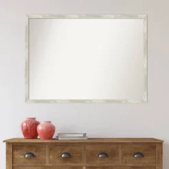 40" X 29" Non-Beveled Crackled Metallic Narrow Wall Mirror - Amanti Art 15 40" X 29" Non-Beveled Crackled Metallic Narrow Wall Mirror - Amanti Art -Finest Home Decoration GUEST fb087b42 b317 42ec a6cc c79ebcf4de38