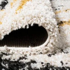 Nova Modern Bold Strie' Shag Area Rug - JONATHAN Y -Finest Home Decoration GUEST fcdd1385 74a0 40f6 9c44 18ec7bf2f941