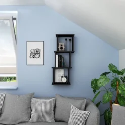 35.5" X 16.3" Connected Three Cube Wall Shelf - Danya B. 11 35.5" X 16.3" Connected Three Cube Wall Shelf - Danya B. -Finest Home Decoration GUEST fd44a5c6 f9ee 4fcd b10a ebd0e7302ef9