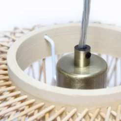 Circular Rattan Pendant Light Beige - Lalia Home -Finest Home Decoration GUEST fec1793d 1b50 4b90 ad28 549e1140df55