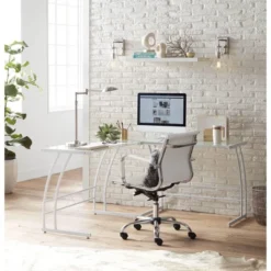 Possini Euro Design Eliptik Modern Desk Table Lamp 24 1/2" High Satin Nickel LED Swing Arm Adjustable Height For Bedroom Living Room Nightstand Office -Finest Home Decoration GUEST ff49582f 0946 47f2 a027 57a00b2a34f9